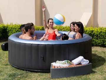 САДОВЫЙ СПА с ГИДРОМАССАЖЕМ MSpa НАДУВНОЙ 6 чел. UVC COMFORT BERGEN MEDIUM