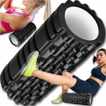 DUŻY WAŁEK DO PLECÓW 45CM PLECÓW NÓG MASAŻER ROLER DO MASAŻU DO ĆWICZEŃ