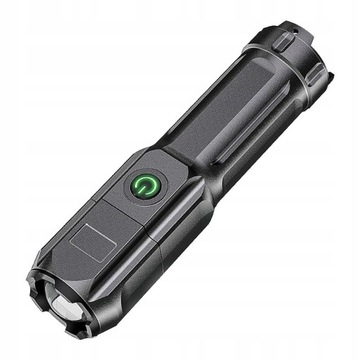 LATARKA USB TAKTYCZNA LED ZOOM MOCNA DIODA