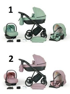 WÓZEK DZIECIĘCY VERDI PEPE 3W1+ TORBA + AKCESORIA