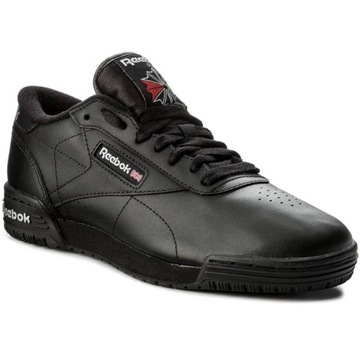 Buty sneakersy męskie Reebok Ex-O-Fit SKÓRZANE TENISÓWKI NA CO DZIEŃ AR3168
