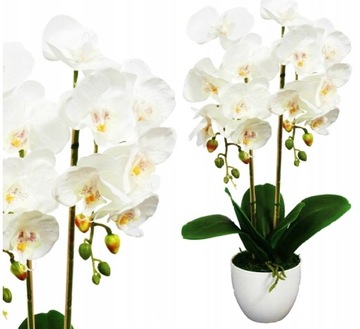 STORCZYK SZTUCZNY STORCZYKI ORCHIDEA DONICA KWIATY JAK ŻYWY SZTUCZNE KWIATY