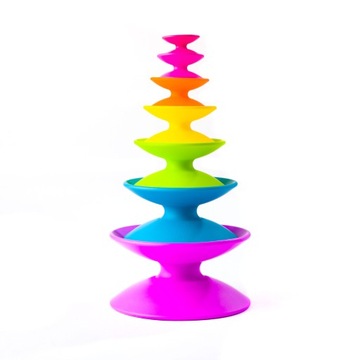 Wieża piramida szpulek Spoolz Fat Brain Toys