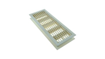 Kratka wentylacyjna biała z żaluzją 344mm*138mm Flexi Force