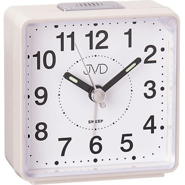 JVD SRP26.1 - 6,2x6,2cm - Budzik wskazówkowy - Biały