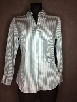 Koszula damska taliowana elegancka do biura CHARLES TYRWHITT prazek 36 S