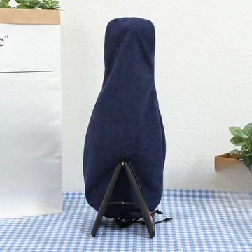 1шт ЧЕХОЛ ДЛЯ СКРИПКИ ЗАМШЕВАЯ ТКАНЬ ПРИНАДЛЕЖНОСТИ ДЛЯ СКРИПКИ (ТЕМНО-СИНИЙ)