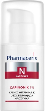 PHARMACERIS N CAPINON K 1% Krem z witaminą K uszczelniającą naczynka 30 ml
