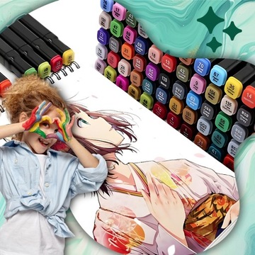 АЛКОГОЛЬНЫЕ МАРКЕРЫ, ДВУХСТОРОННИЕ МАРКЕРЫ, МАРКЕРЫ PRO, 80 ШТ + СУМКА