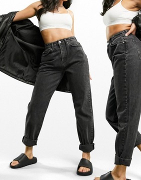 SPODNIE DAMSKIE MOM JEANS W30 L32 129