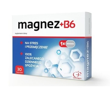 MAGNEZ + WIT B6 najtańszy STRES SKURCZE 1xdziennie