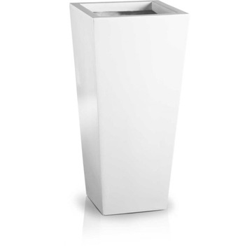 Donica Fiberglass biała 27x58 cm