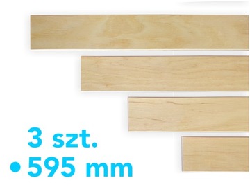 Listwa stelażowa sprężynująca 595 mm, do łóżka