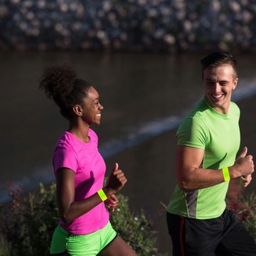 Светоотражающий самоблокирующийся браслет, 40 см, предупреждение для велосипедов