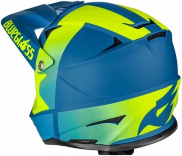 Полнолицевой шлем Bluegrass INTOX S 54-56 см, желто-черный