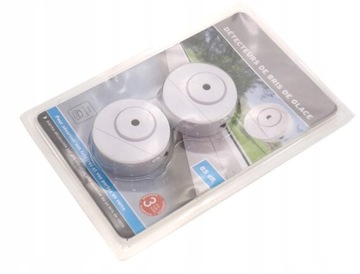 ДВОЙНОЙ ДЕТЕКТОР Беспроводной ЭФФЕКТИВНЫЙ ДАТЧИК СИГНАЛИЗАЦИЯ разбития стекла 85 дБ