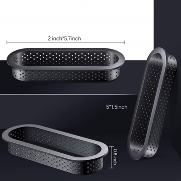 ПЕРФОРИРОВАННЫЙ КРАЙ ДЛЯ ТАРТАЛЛ ТАРТАЛЫ 12см 8 шт.