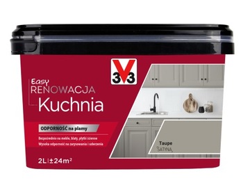 V33 FARBA RENOWACJA EASY KUCHNIA 2l TAUPE