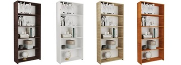 ОФИСНЫЙ КНИЖНЫЙ ШКАФ 80см БЕЛЫЙ ПОЛКА ДЛЯ КНИГ