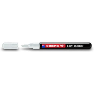 Marker olejowy Edding 791 biały okrągły 1-2 mm