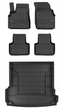 Set 3D Gumové rohože a rohože Audi Q7 2 od 2015