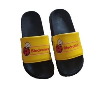 Klapki Biedronka Fan Collection żółte żółty 39