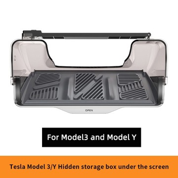 Tesla Model 3 Highland 2023 2024 Model Y Ukryty schowek pod ekranem