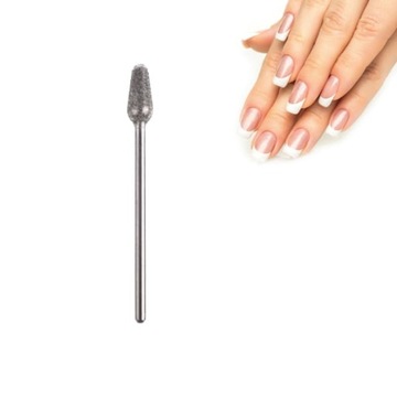 FREZ diamentowy łezka 12mm do skórek PAZNOKCI Hybryda Żel Manicure Pedicure