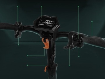 Электромобили Кукирин G2 MAX 1200Вт 55км/ч 20Ач 80км + сумка + кронштейн