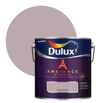 DULUX AMBIANCE FARBA CERAMICZNA 2,5L Pink Accent