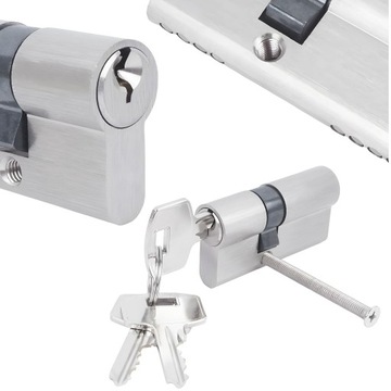 Дверной цилиндр A&B никель 25/40 ВСТАВКА ДЛЯ ЗАМКА 3 КЛЮЧА