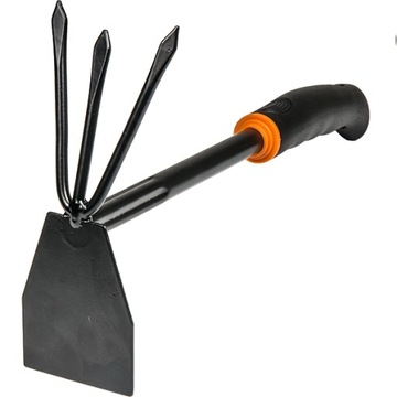 OGRODOWA METALOWA MOTYCZKA - PAZURKI motyka grabki 35cm motyka ogrodnicza