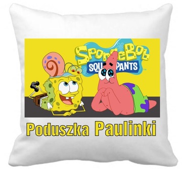 ПОДУШКА ГУБКА БОБ + КРУЖКА + НАБОР ИМЕНИ