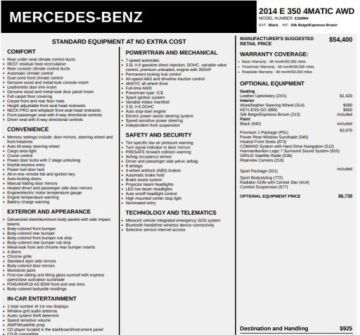 Mercedes Klasa E W212 Limuzyna Facelifting 350 306KM 2014 Mercedes-Benz Klasa E 2014 Mercedes-Benz E350 4Matic - KUPIONY w transporc, zdjęcie 1