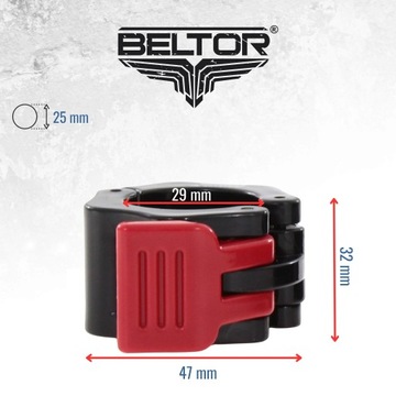 Зажим QR для шеи 25 мм