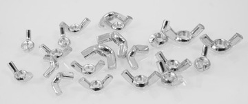 NAKRĘTKI MOTYLKOWE METRYCZNE ZESTAW NAKRĘTEK MOTYLKOWYCH M5-M8 150 SZT