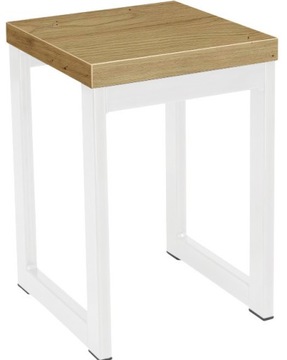 Taboret 46 cm LOFT DĄB SONOMA /BIAŁY /KOLORY Solidny Stół Hoker Taborety