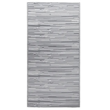 Dywan zewnętrzny PP, szary, 160x230 cm