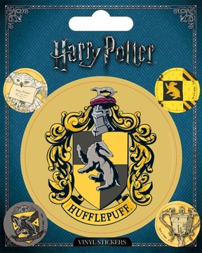 Naklejki Harry Potter Hufflepuff Zestaw naklejek 10x12,5 cm 5 szt