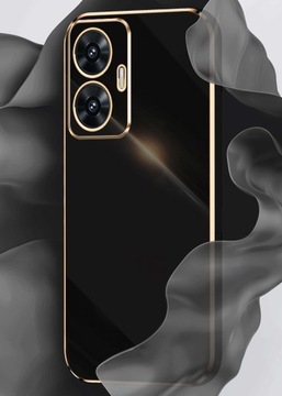 Чехол для REALME C55 I GLAMOUR GOLD CASE + 9H GLASS