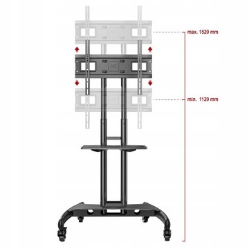 Мобильная ПОДСТАВКА под ТВ Подставка под ТВ 32-70 дюймов 1P