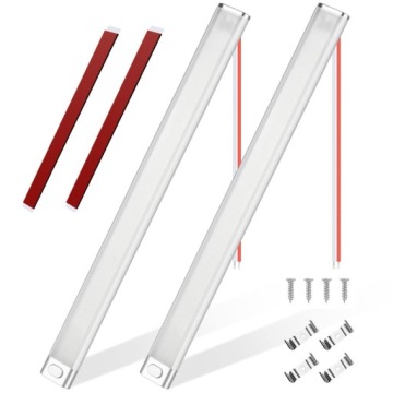 МОЩНАЯ ЛАМПА 168 LED 12В КАБИНА ДЛЯ ПРИЦЕПОВ-ДАВЕЛИКОВ 2 шт. 16Вт 39см