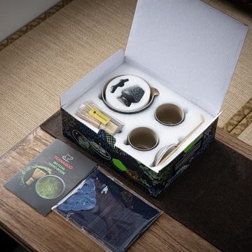 ЯПОНСКИЙ ПОДАРОЧНЫЙ НАБОР ДЛЯ ПРИГОТОВЛЕНИЯ ЧАЯ МАТЧА, ЧАШКА ВЕНЧИК