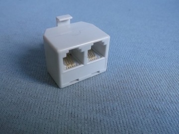 Тройник разветвитель RJ11 4-контактный разъем RJ
