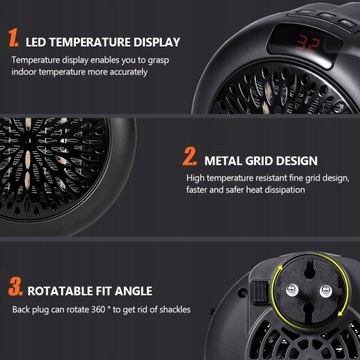 Переносной обогреватель Воздушный обогреватель Белый