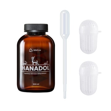 HANADOL WildCare отпугиватель кабанов и оленей 0,5л ПОЛЬСКИЙ + пипетка, дозатор