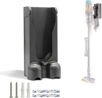 Uchwyt ścienny ze stacją ładującą, kompatybilny z Dyson Outsize V11 V15