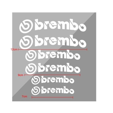 6SZT NAKLEJKA NA ZACISKI HAMULCA BREMBO