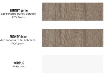 ОКСФОРД кухонный шкаф 40 Д 1S 1F ZB + столешница