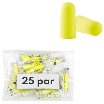 ZATYCZKI STOPERY DO USZU EAR SOFT 3M 25 par